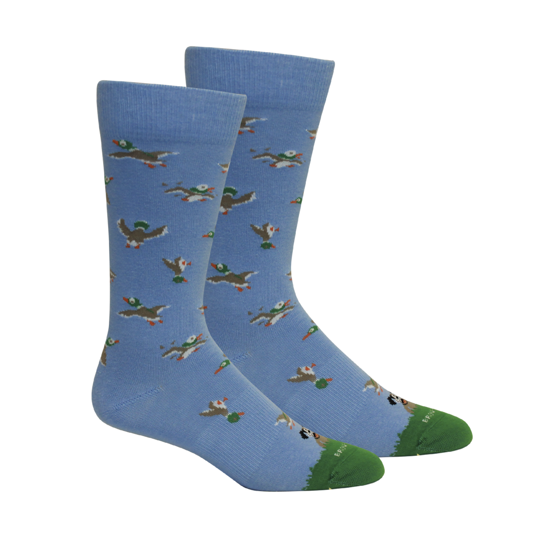 1984 (Duck Hunt) Socks: Della Blue