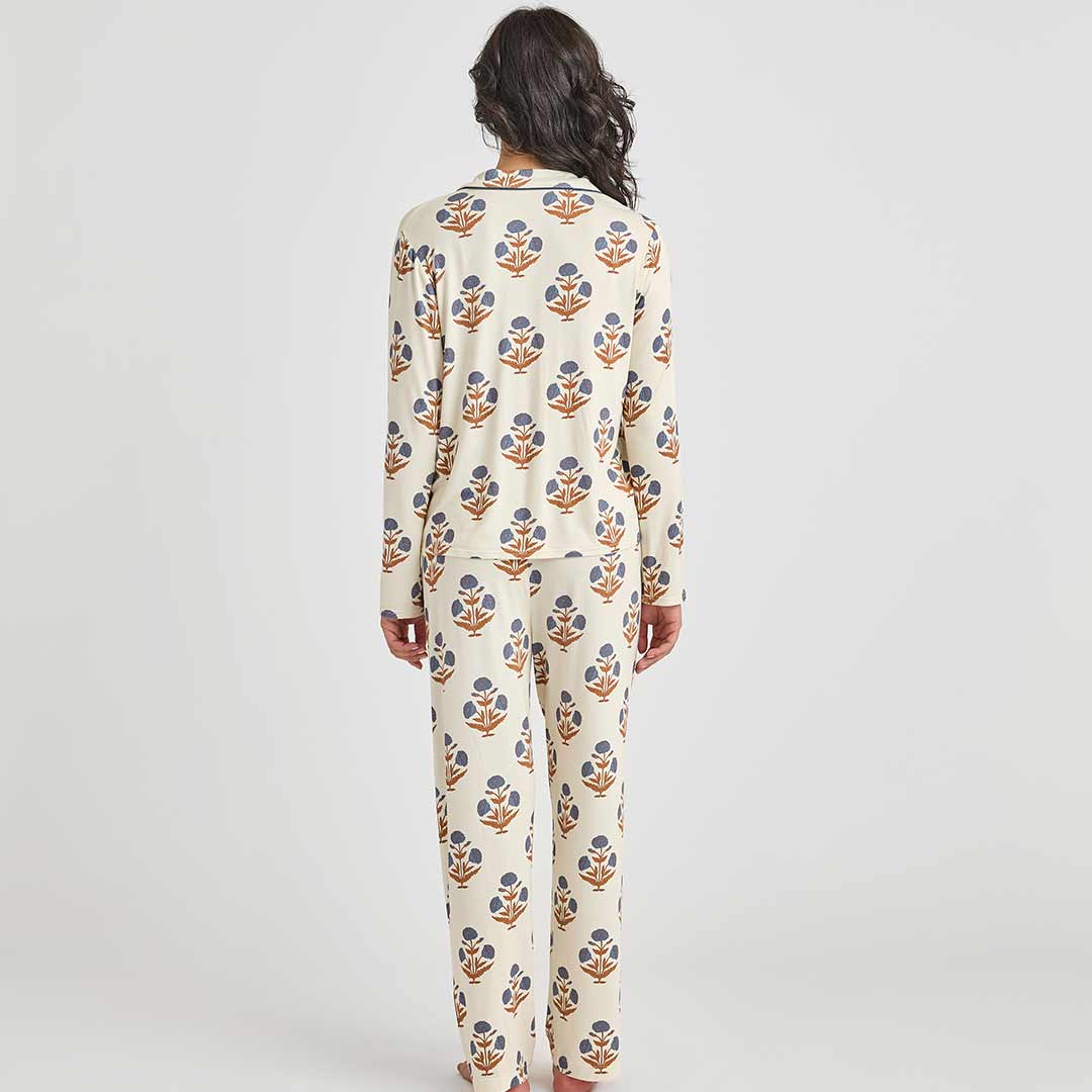 Womens Bamboo PJ Set- Dandelion
