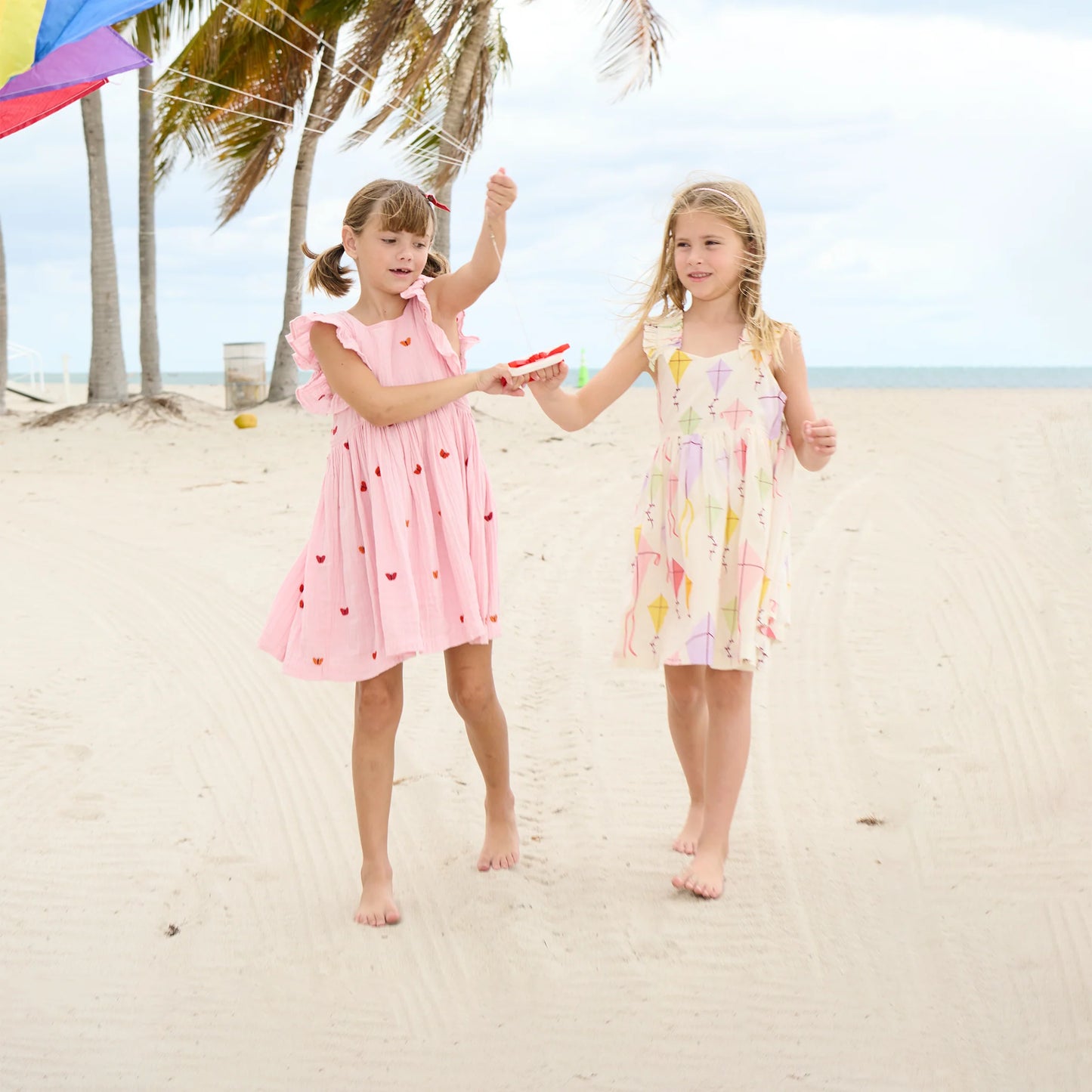 Girls Via Dress- Flying Kites