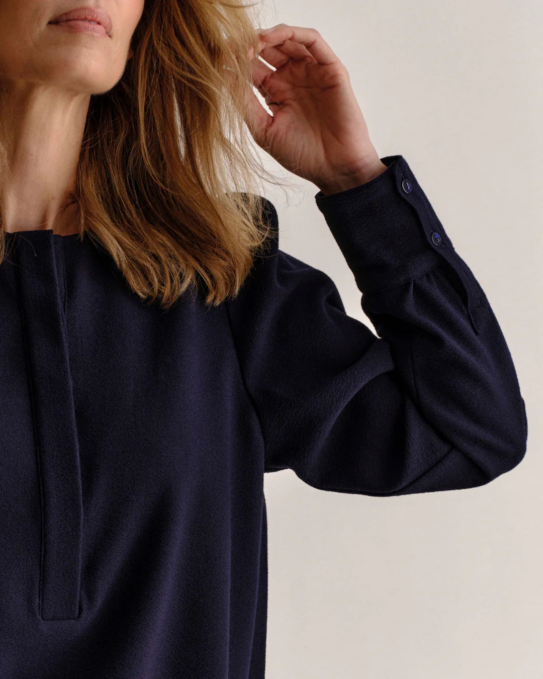 Sage Top- Dark Navy