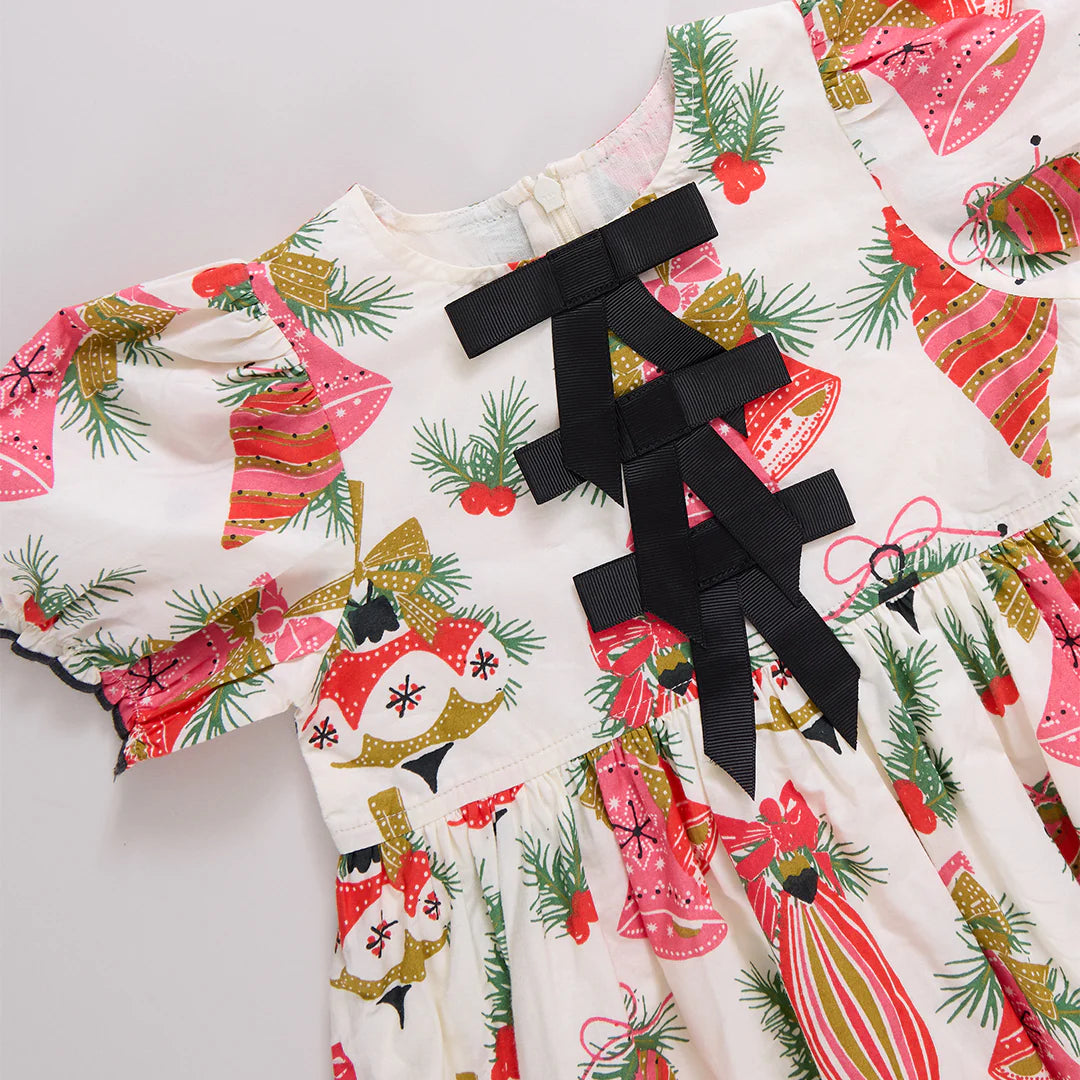 Girls Hermione Dress- Holly Bells