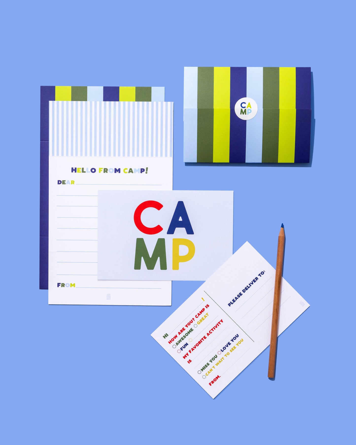 Camp Tri-fold - Blues