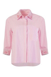 Candy Striper Embroidered Shirt