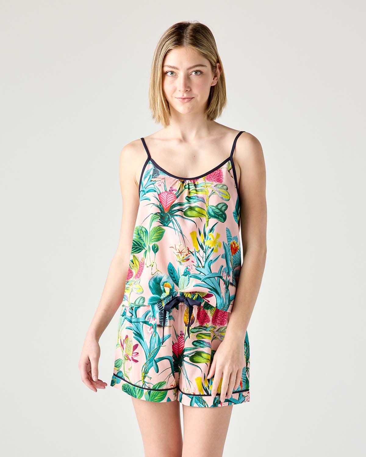 Katie Kime Lisse Cami Shorts Set- Pink