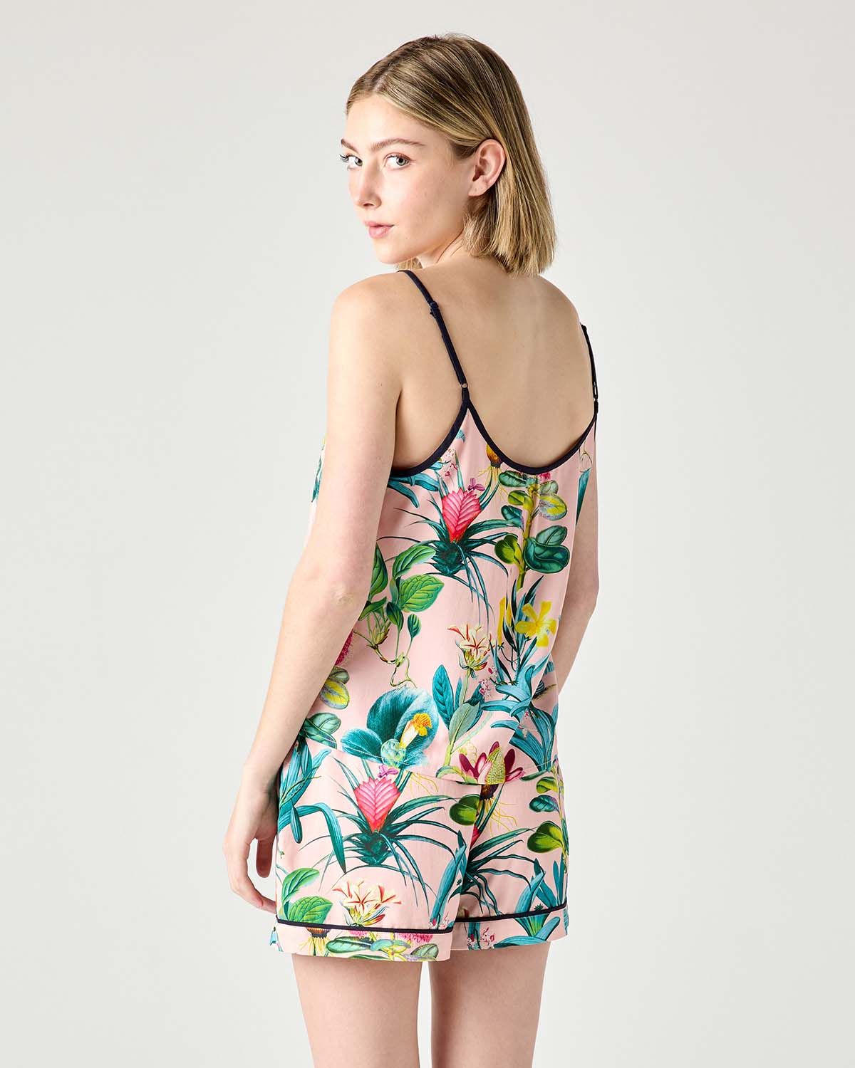 Katie Kime Lisse Cami Shorts Set- Pink