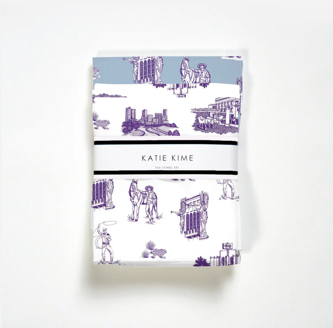 Katie Kime City Toile Tea Towel Sets