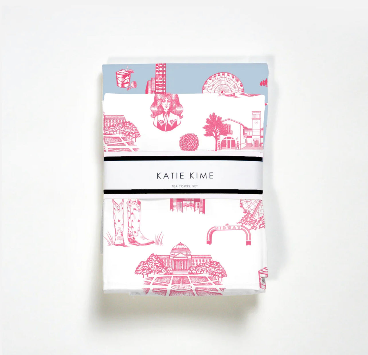 Katie Kime City Toile Tea Towel Sets