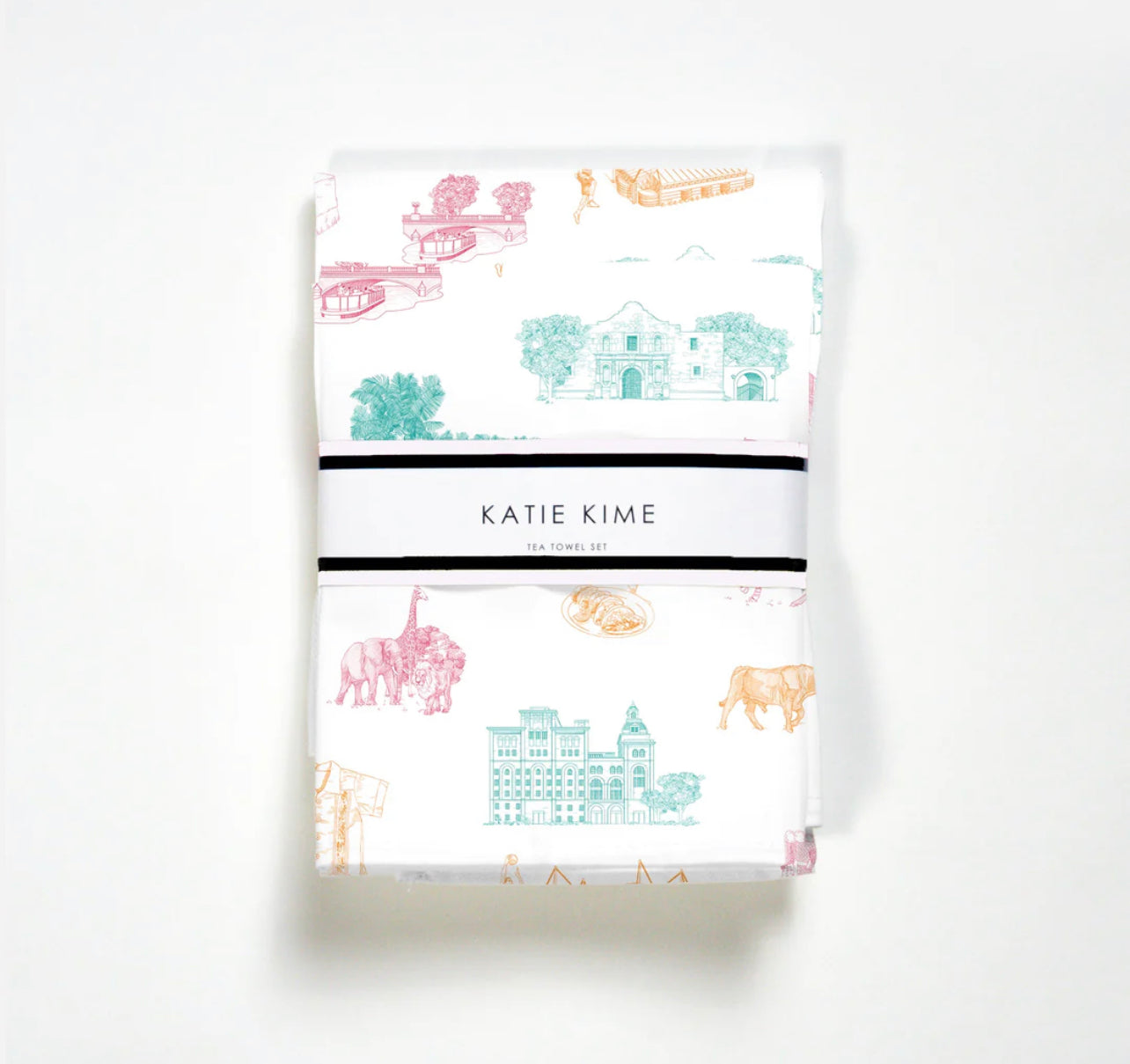 Katie Kime City Toile Tea Towel Sets