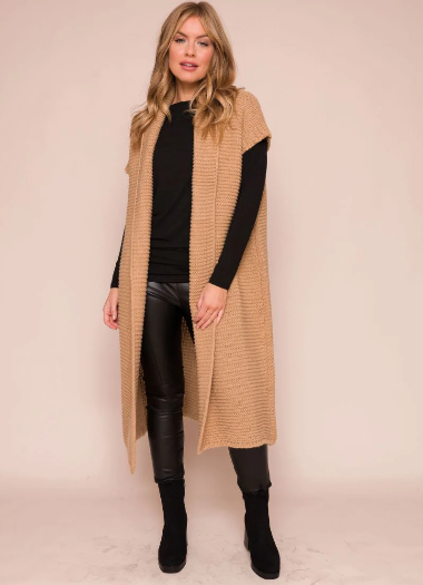 Fernando Chucky Knit Long Gilet