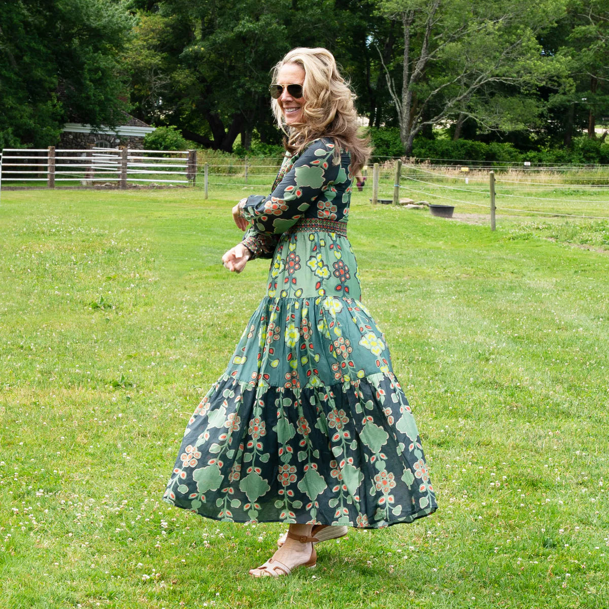 Cicero Maxi Dress- Serendipity Fern