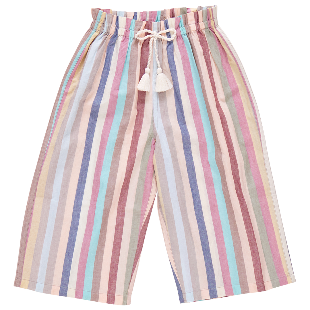 Girls Theodore Pant- Multi Vintage Stripe