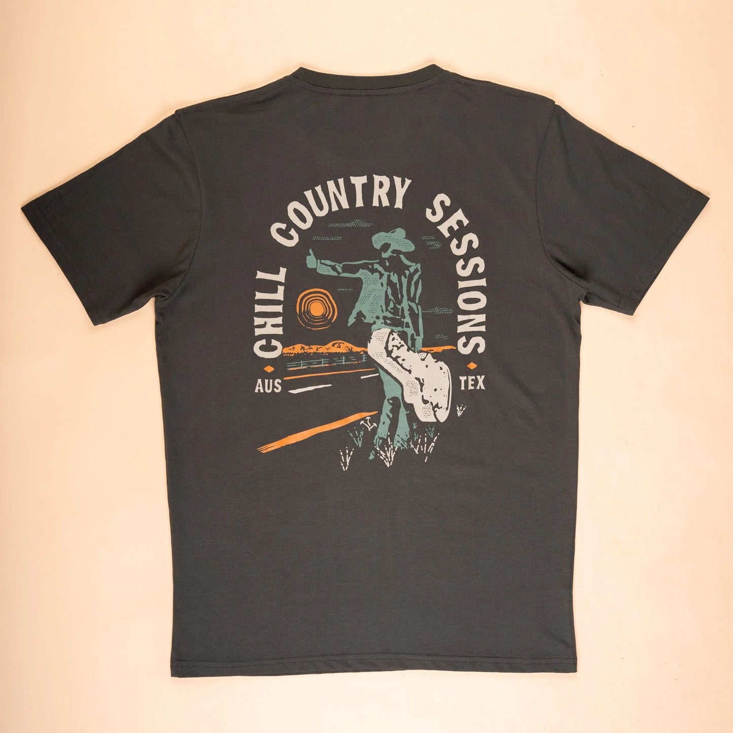 Texas Troubadour Tee- Vintage Black