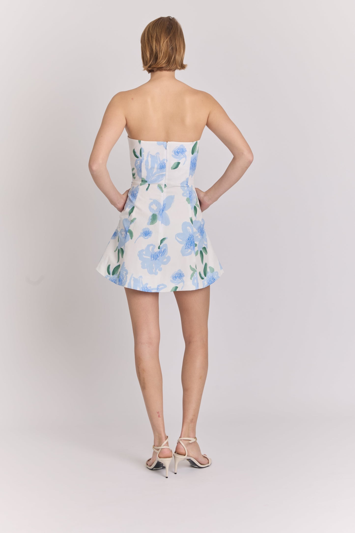 Coraza Dress- Peonia Blue