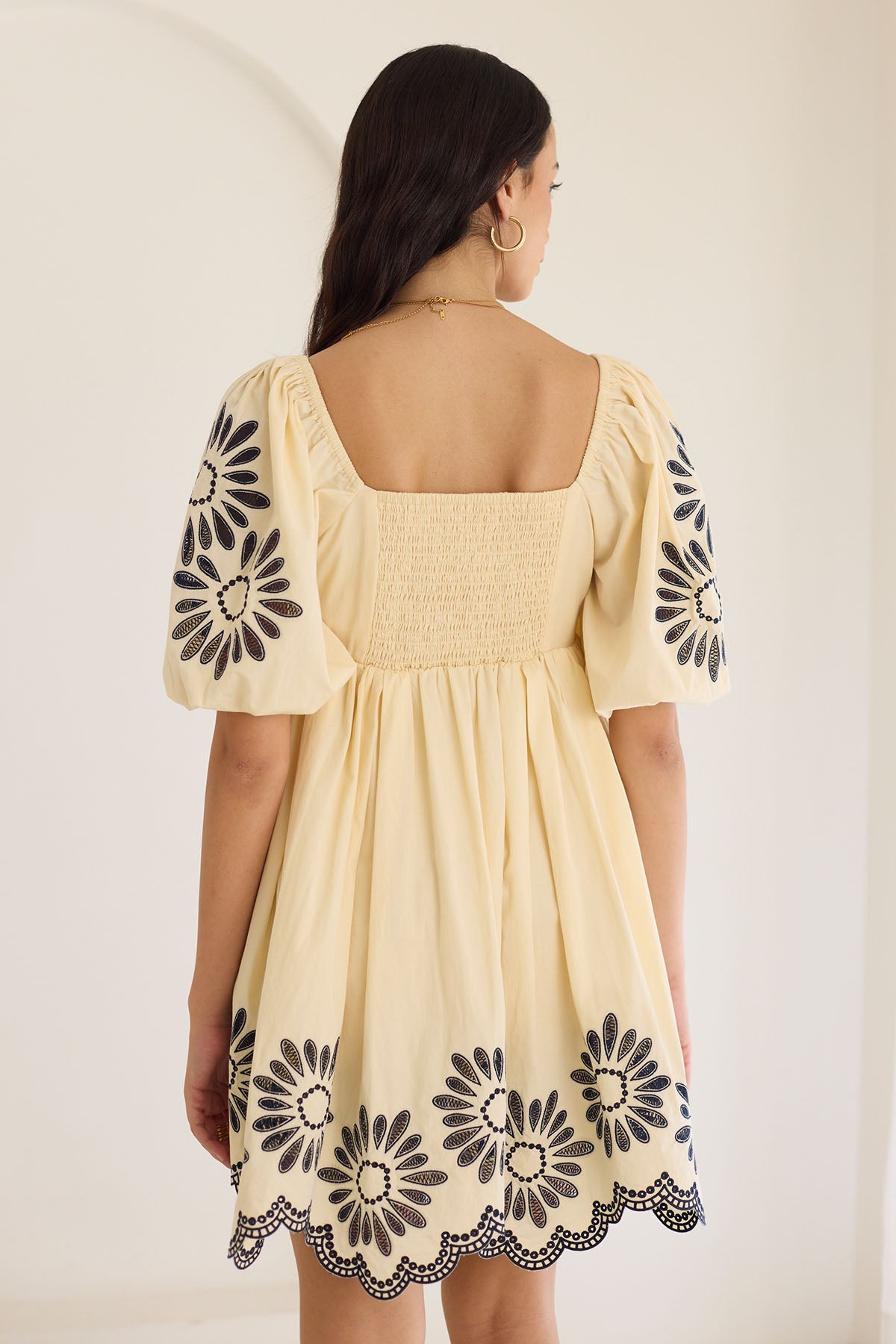 Willa Mini Dress- Cream