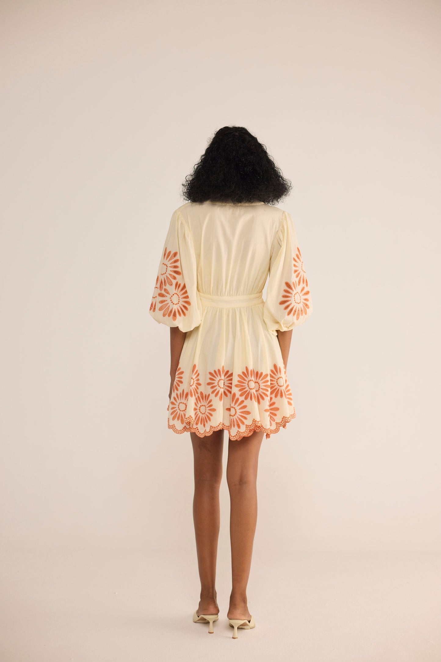 Marlin Mini Dress- Orange