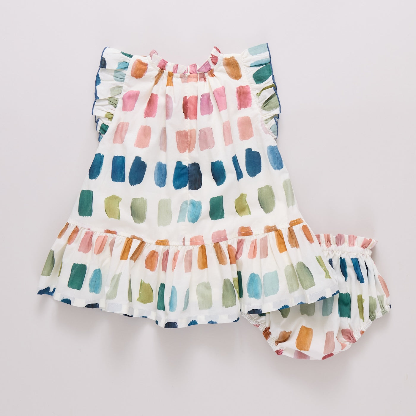 Baby Girls Harper Dress Set- Paint Swatches