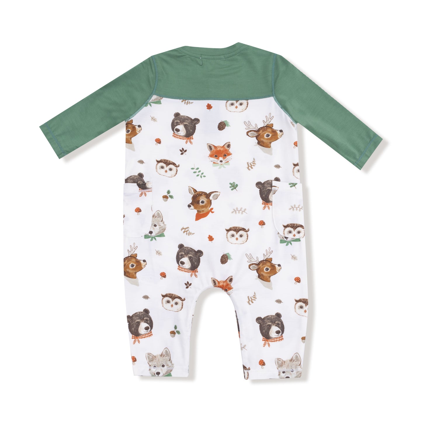Woodland Animal Faces Romper