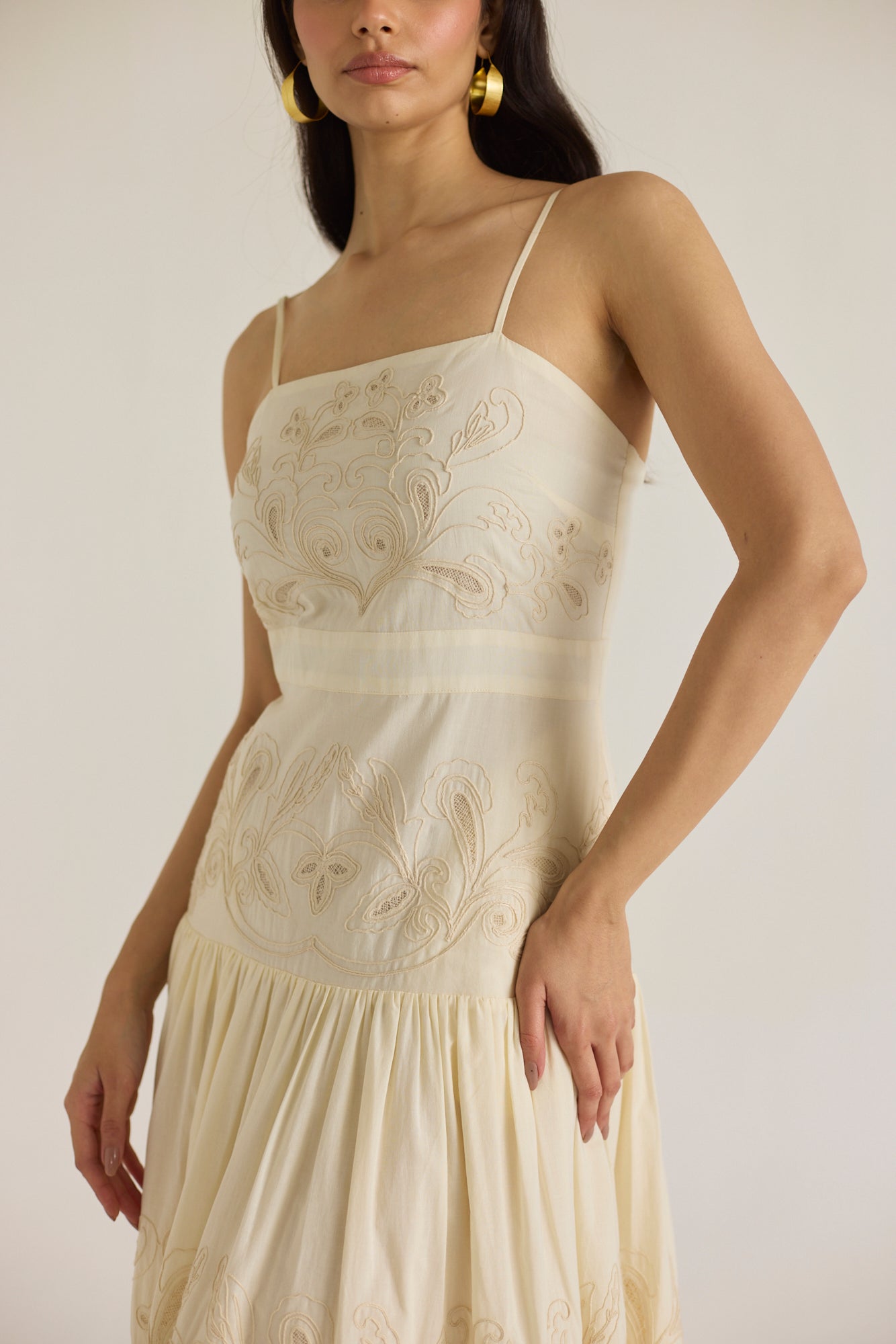 Katie Maxi Dress- Cream