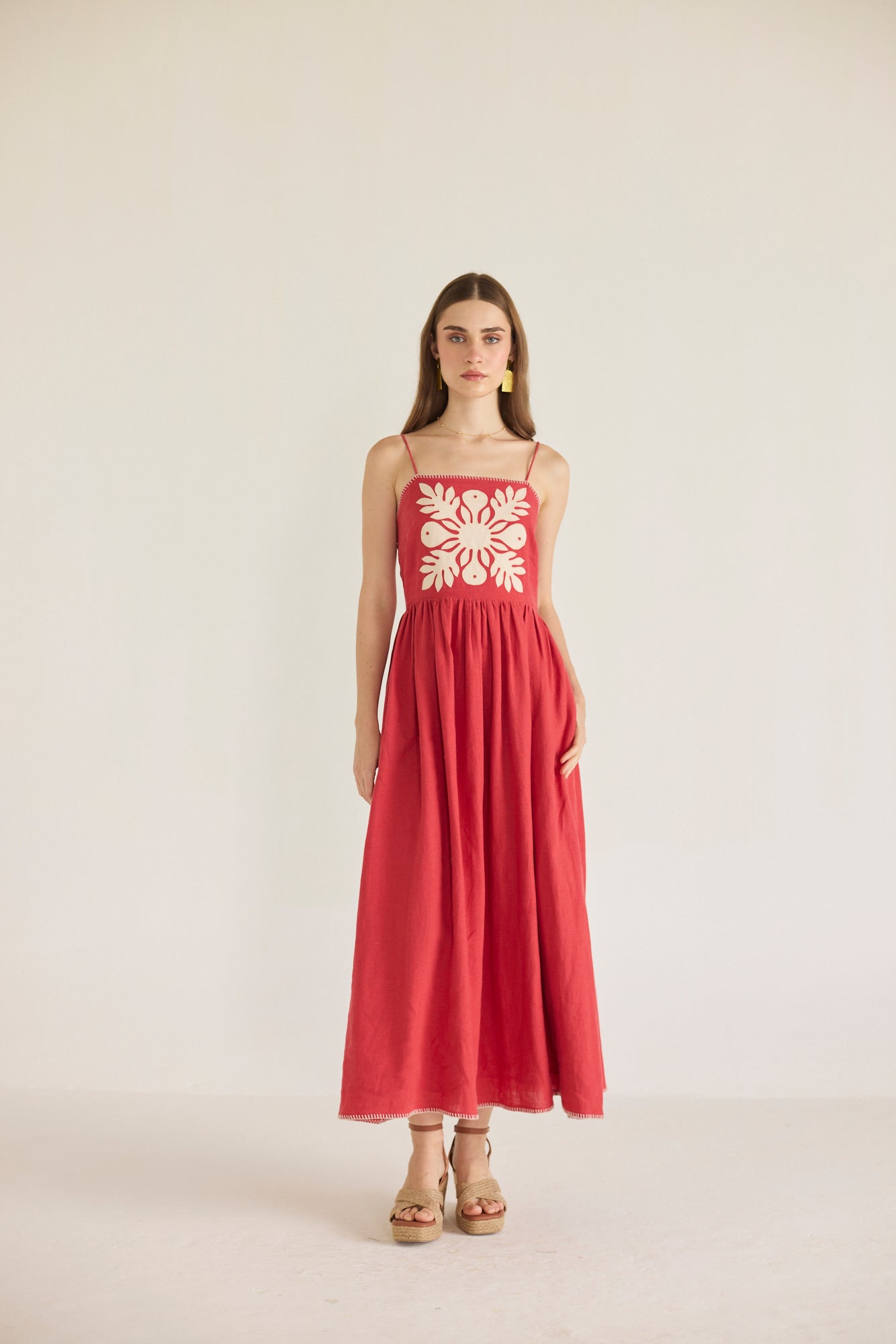Aspen Maxi Dress- Terracotta Red C.J. Copeland's Aspen Maxi Dress- Terracotta Red C.J. Copeland's