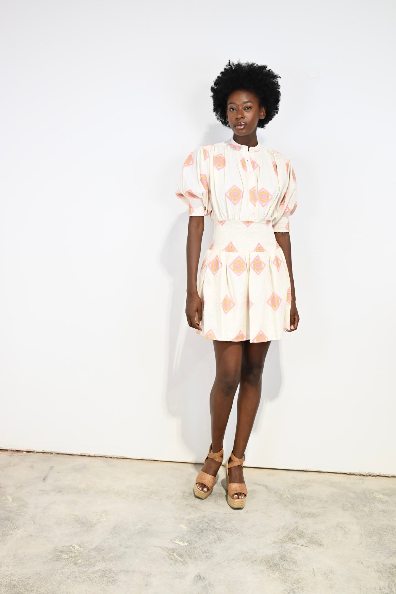 Cynthia Dress- Orchid Medallion