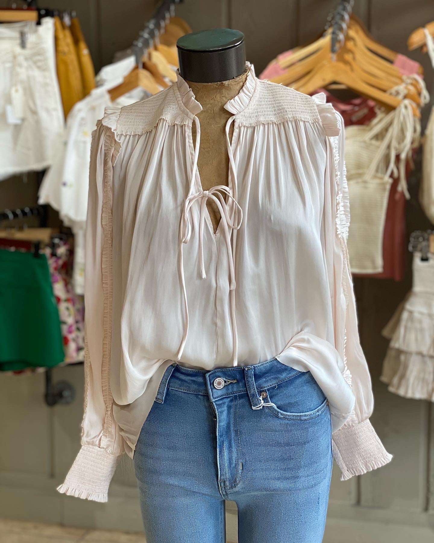 Ruffle Detail Blouse