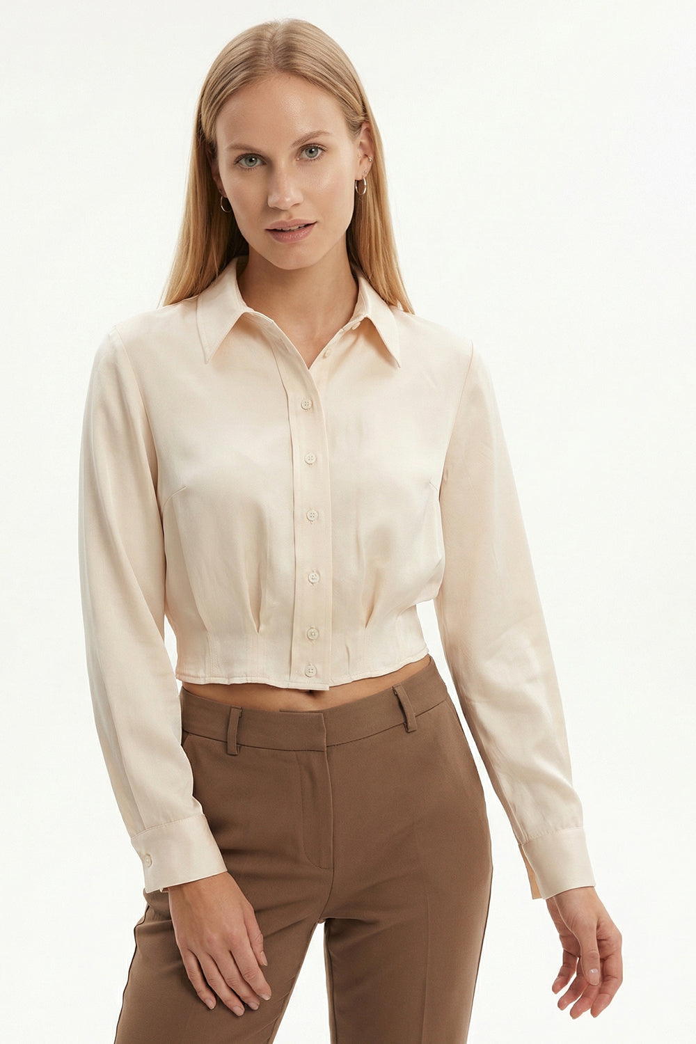 Paisley Shirt- Ecru