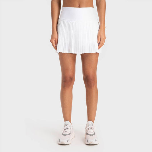 Cool Feeling Tennis Skirt- White