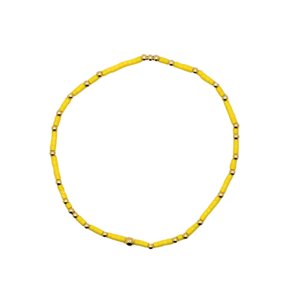 Yellow Bitty Bauble Bracelet