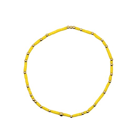 Yellow Bitty Bauble Bracelet