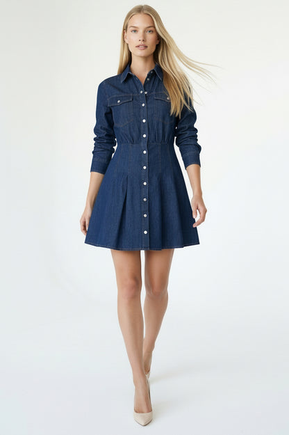 Senaora Dress- Indigo