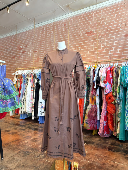 Sakura Dress in Espresso