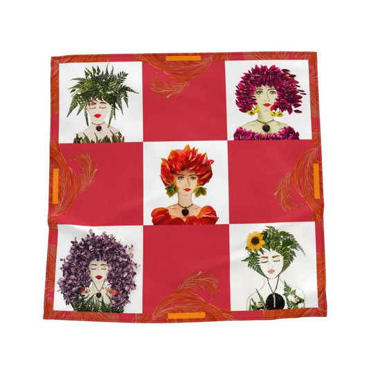 A Handful of Lulus 100% Silk Satin Bandana