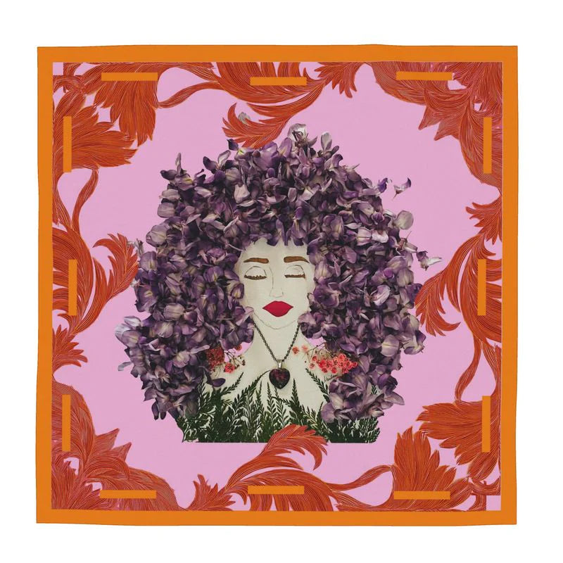 Hippie Wisteria 100% Cotton Mulayam Scarf