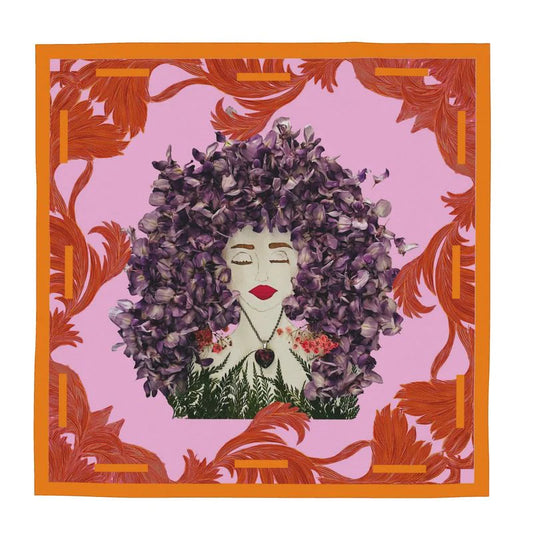 Hippie Wisteria 100% Cotton Mulayam Scarf