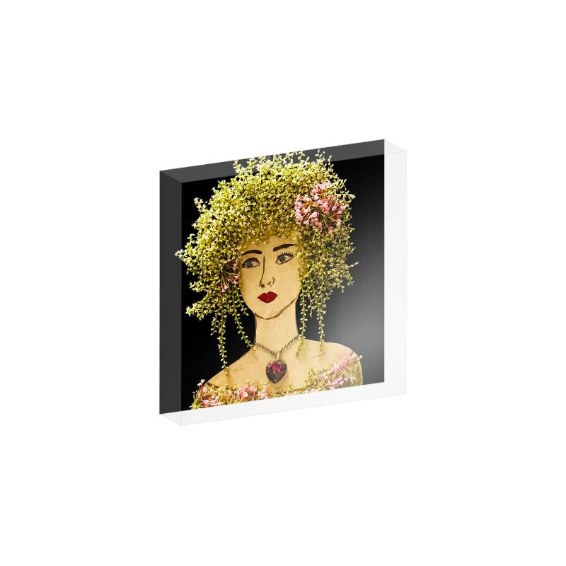 Butterfly Acrylic Block- 4x4