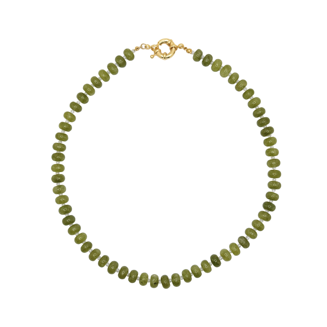 Fern Green Gemstone Necklace