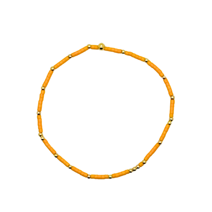 Tangerine Bitty Bauble Bracelet