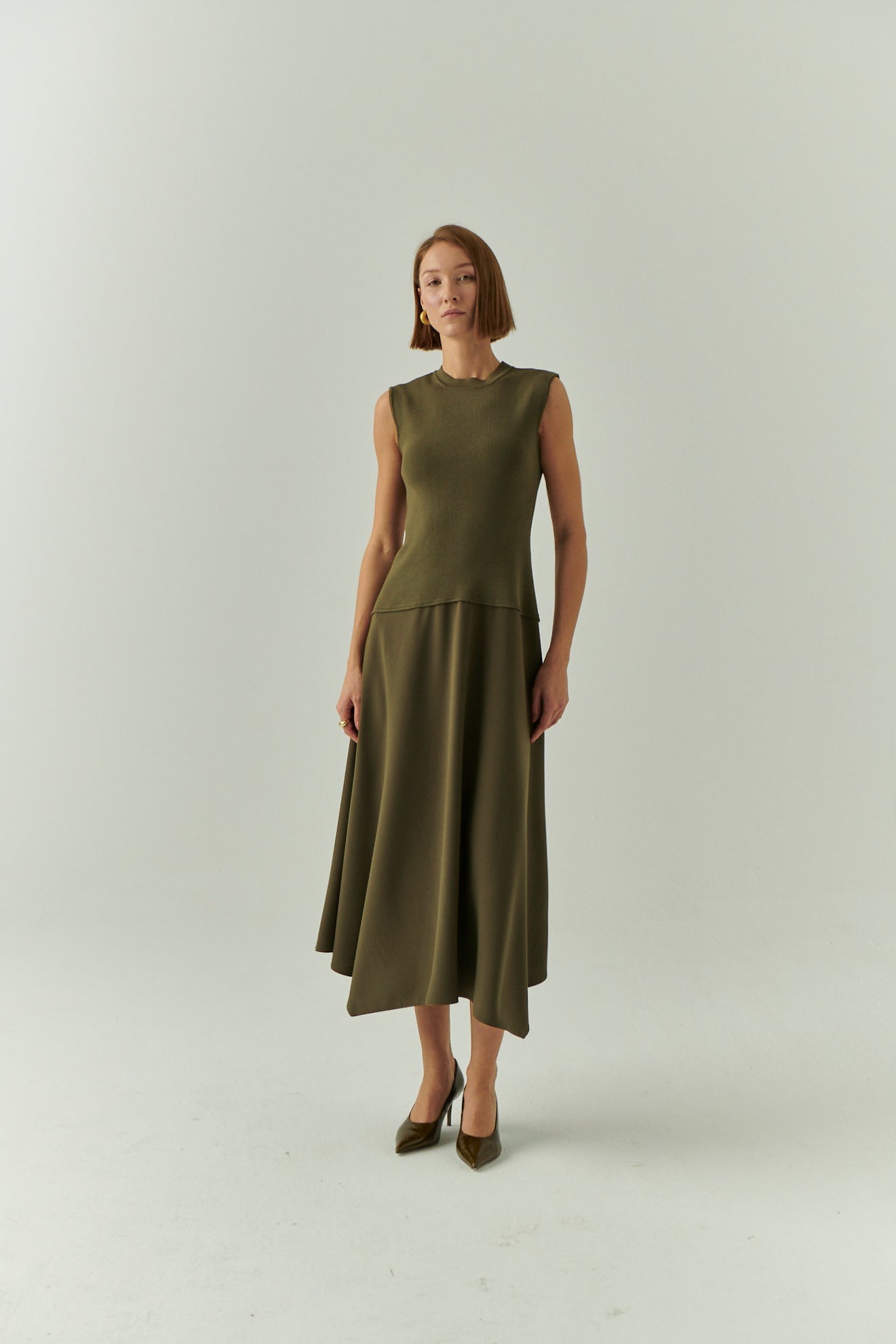 Hadlee Dress- Khaki