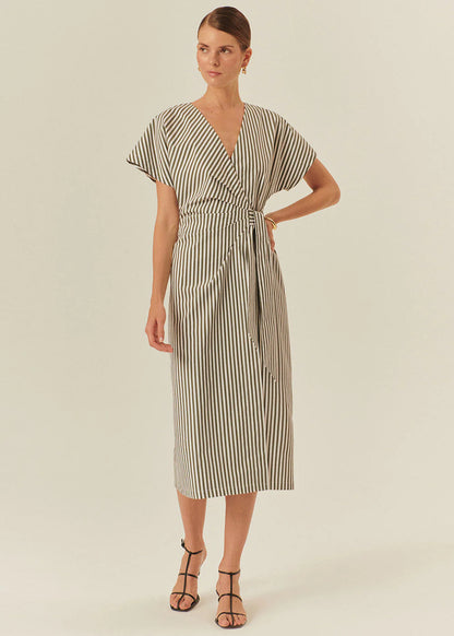 Collins Dress- Khaki Bone