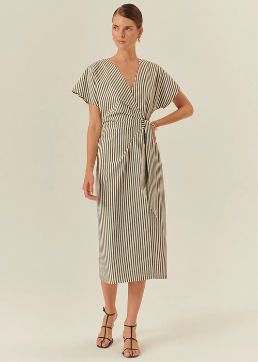 Collins Dress- Khaki Bone