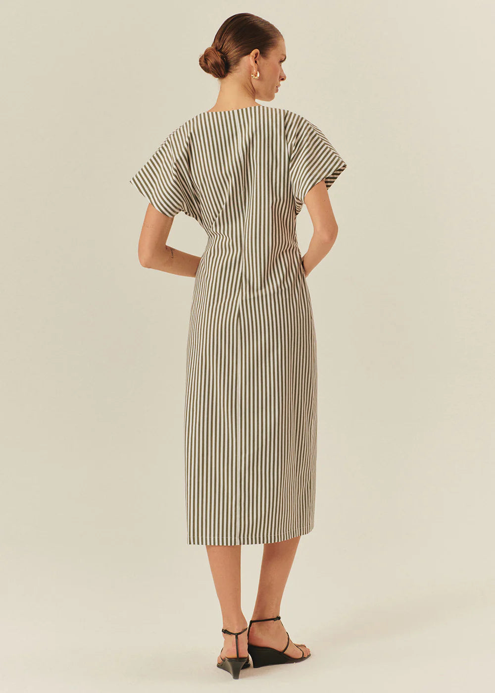Collins Dress- Khaki Bone