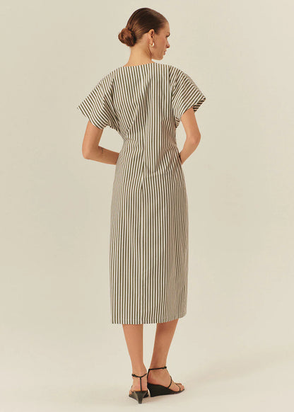 Collins Dress- Khaki Bone