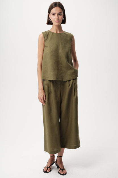 Almira Blouse- Olive Khaki