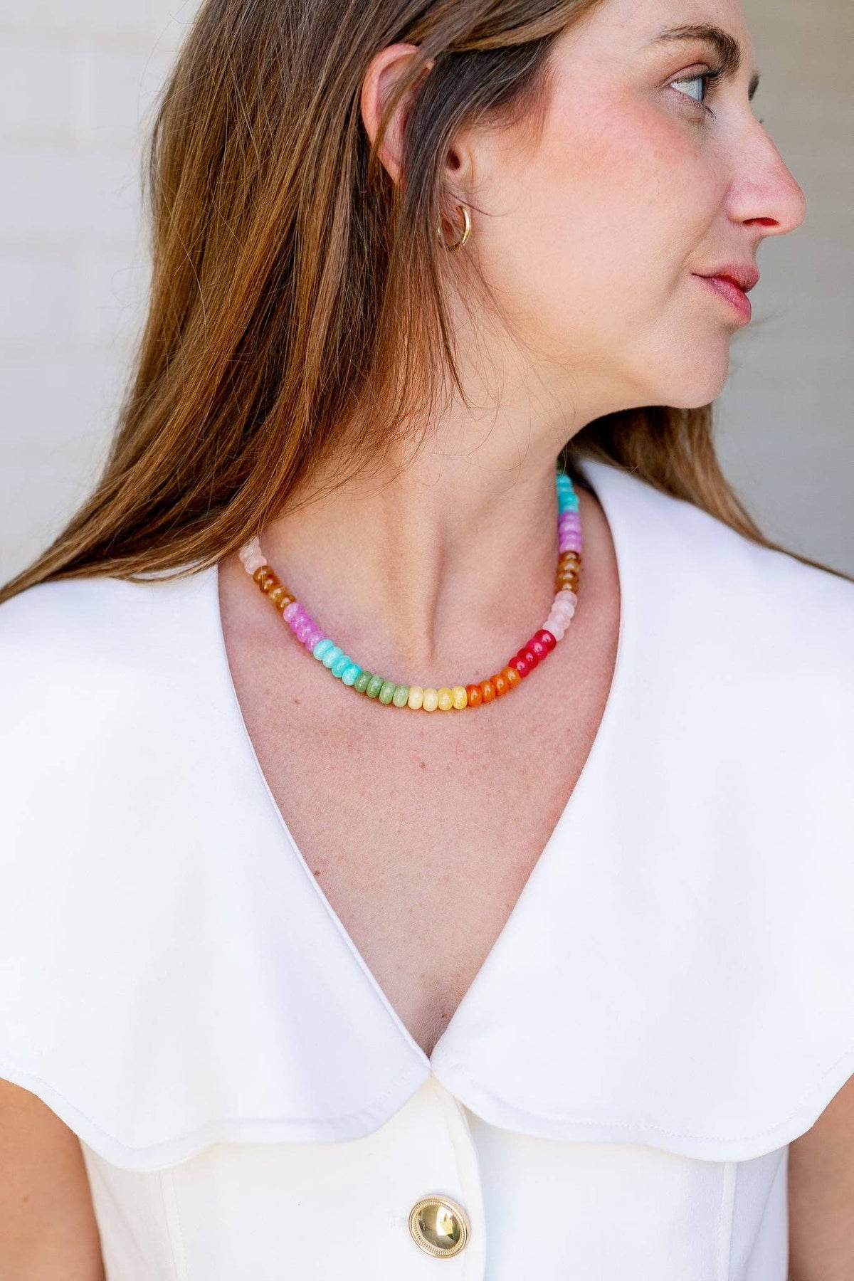 Fern Green Gemstone Necklace