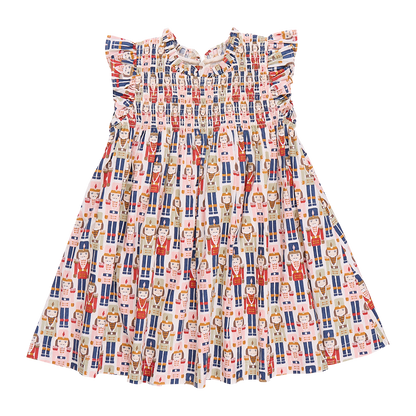 Girls Stevie Dress- Vintage Nutcracker