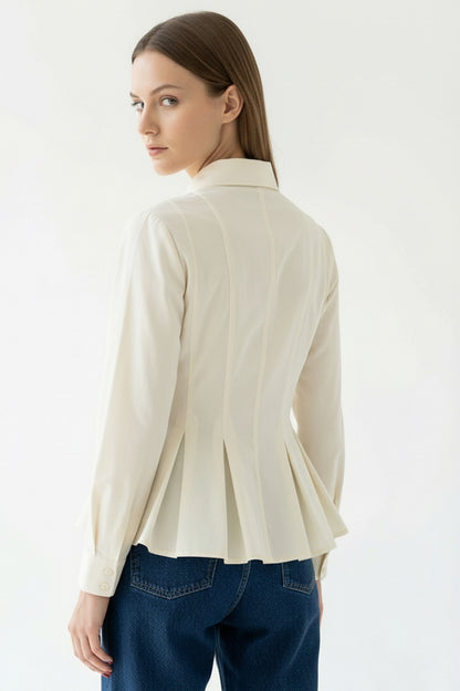 Movela Shirt- Ecru