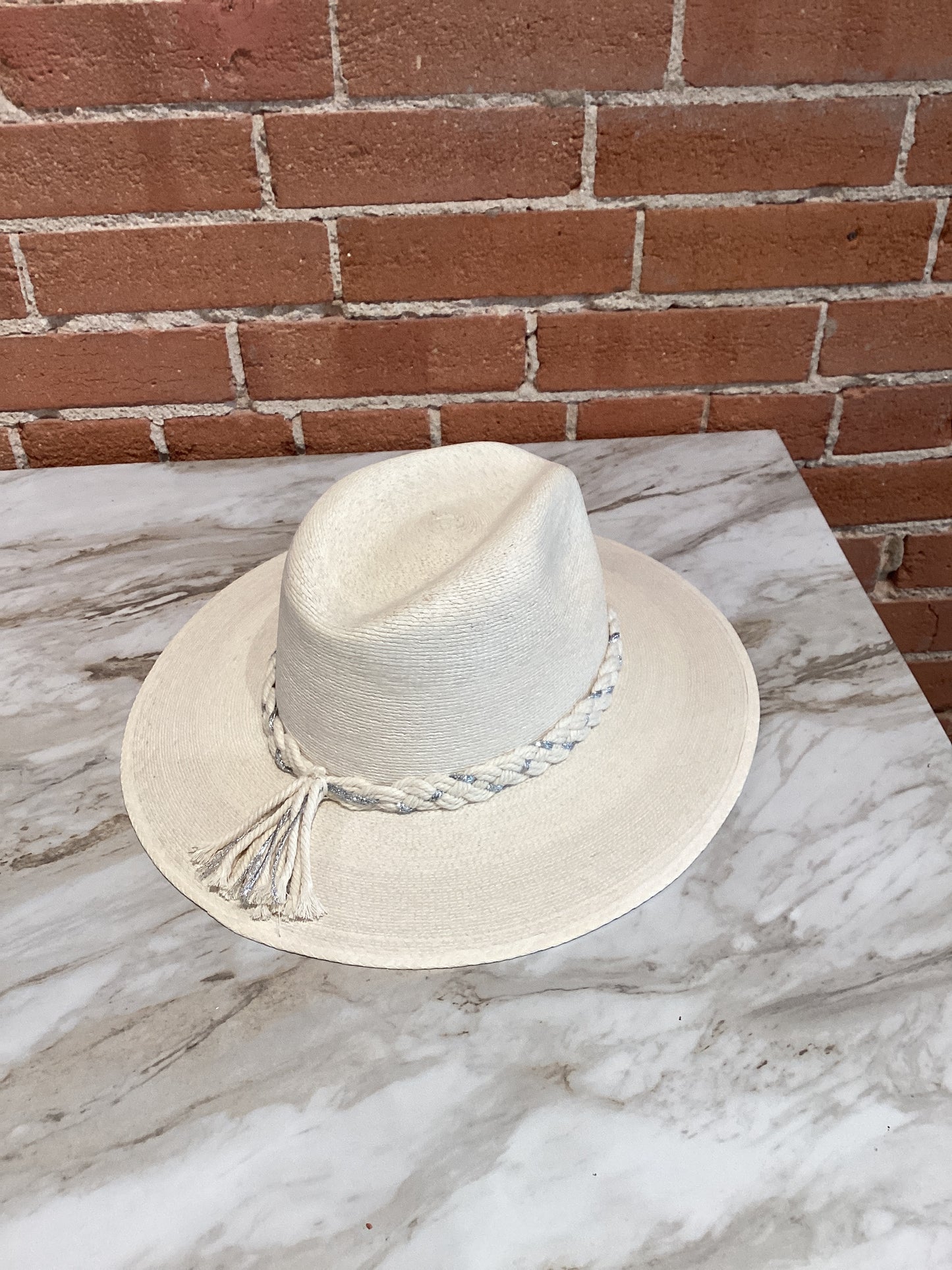 White Palm Hat- Front Burst