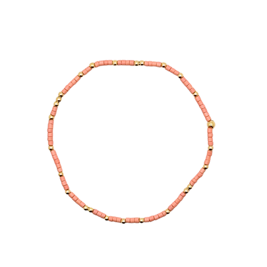 Petal Pink Bitty Bauble Bracelet