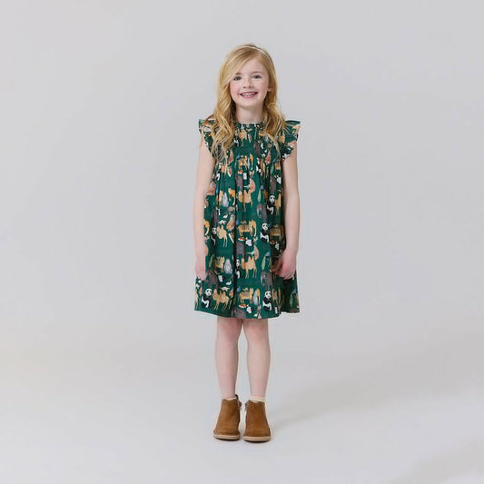 Girls Stevie Dress- Animals of Asia