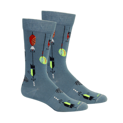 Lured (Fishing) Socks: Khaki